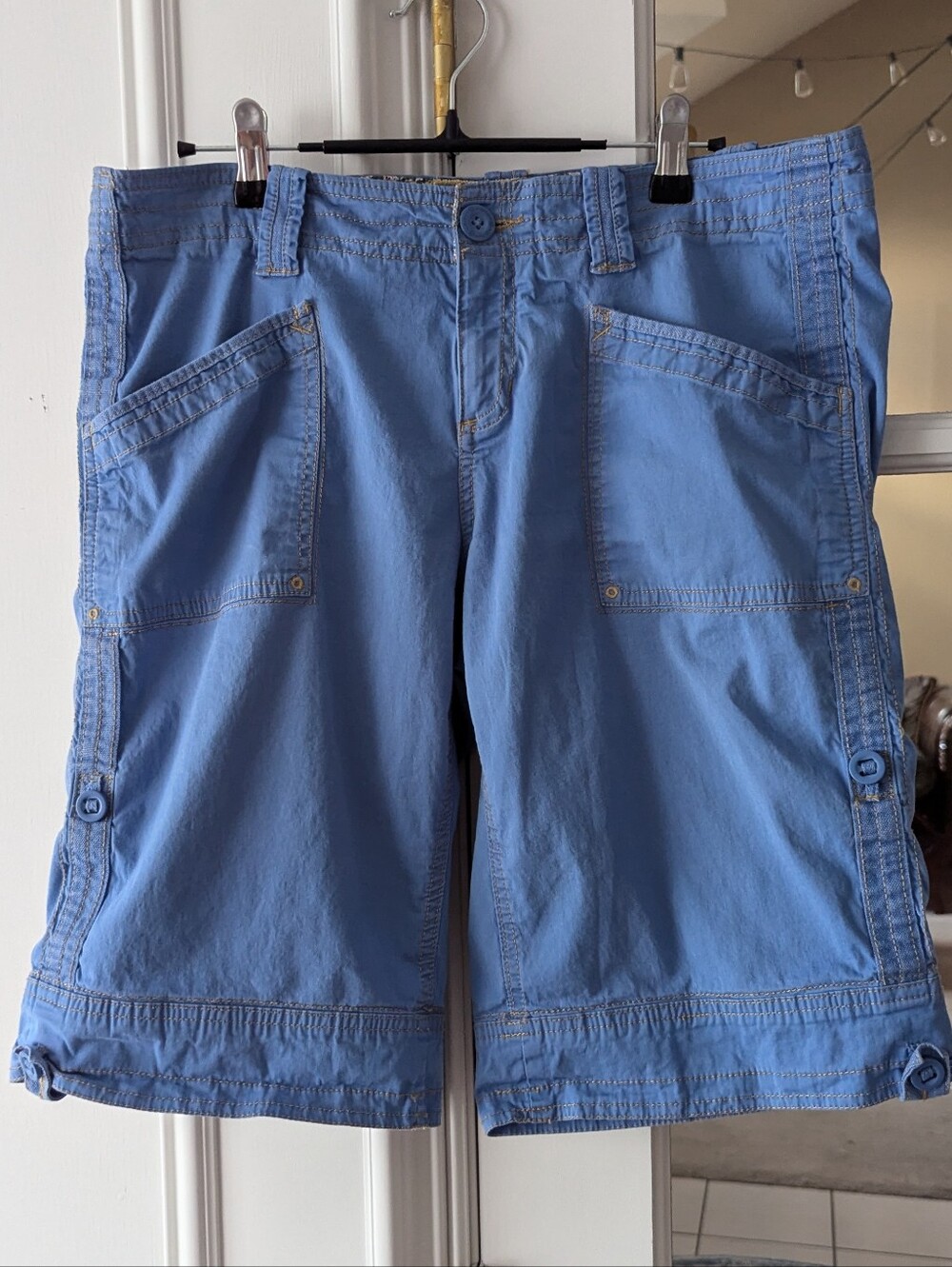 Aventura Bermuda Shorts Women's 10, Organic Cotton Twill Casual